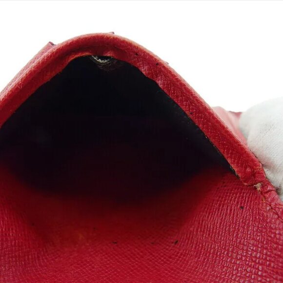 LOUIS VUITTON Bi -fold Wallet Epi Leather Authentic USED T20450 - Picture 7 of 10